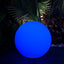 BULY 50 SOLAR & RECHARGEABLE RGB+6400K 50X44CM IP65