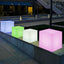 CUBY 20 SOLAR & RECHARGEABLE RGB+6400K 20X20 IP65