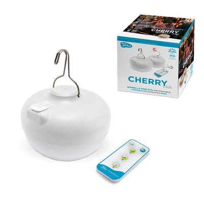 CHERRY BATTERY BULB WHITE 9W 4000K CON TELECOMANDO E MAGNETE