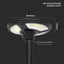 LUCE SOLARE DA GIARDINO A LED 7.5W SENSORE DI MOVIMENTO IP65 TELECOMANDO FUNZIONE TIMER 4000K