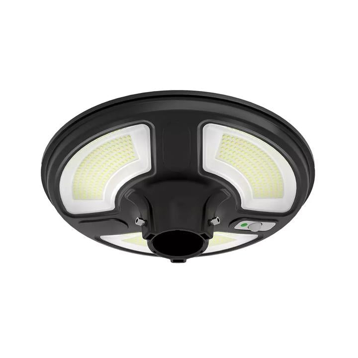 LUCE SOLARE DA GIARDINO A LED 7.5W SENSORE DI MOVIMENTO IP65 FUNZIONE TIMER TELECOMANDO 6500K