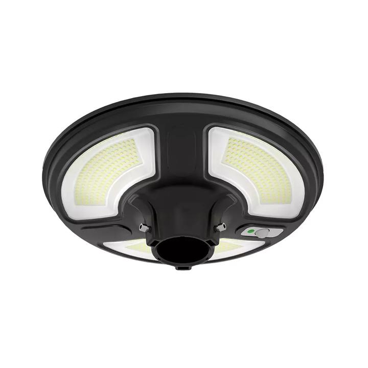 LUCE SOLARE DA GIARDINO A LED 7.5W SENSORE DI MOVIMENTO IP65 FUNZIONE TIMER TELECOMANDO 6500K