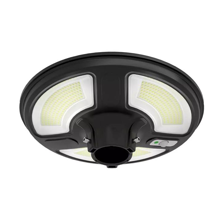 LUCE SOLARE DA GIARDINO A LED 10W SENSORE DI MOVIMENTO IP65 TELECOMANDO FUNZIONE TIMER 4000K