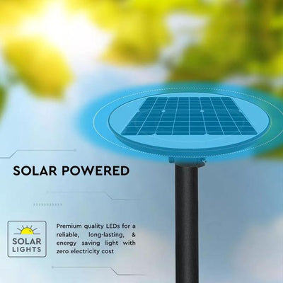 LUCE SOLARE DA GIARDINO A LED 10W SENSORE DI MOVIMENTO IP65 TELECOMANDO FUNZIONE TIMER 4000K