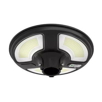 LUCE SOLARE DA GIARDINO A LED 10W SENSORE DI MOVIMENTO IP65 FUNZIONE TIMER TELECOMANDO 6500K