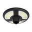 LUCE SOLARE DA GIARDINO A LED 10W SENSORE DI MOVIMENTO IP65 FUNZIONE TIMER TELECOMANDO 6500K