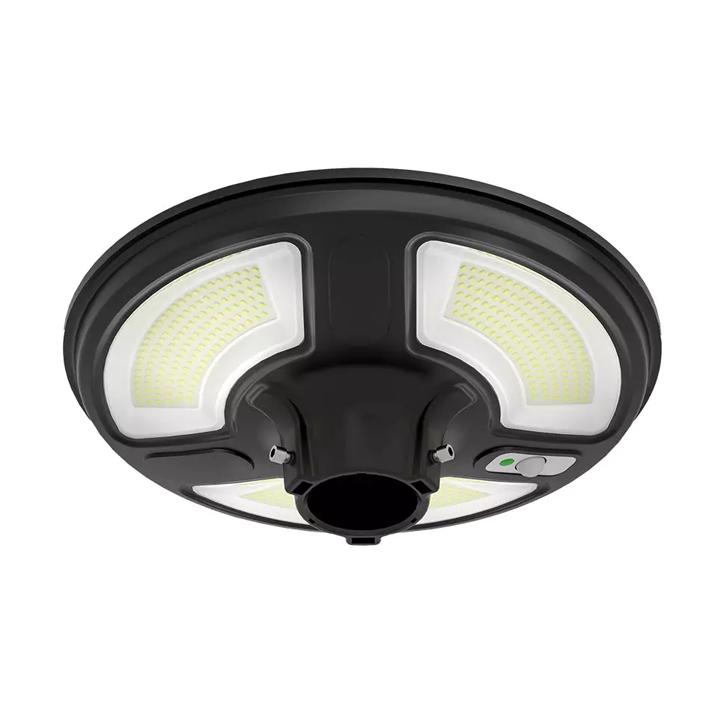LUCE SOLARE DA GIARDINO A LED 10W SENSORE DI MOVIMENTO IP65 FUNZIONE TIMER TELECOMANDO 6500K