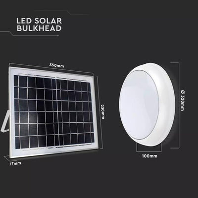 PLAFONIERA SOLARE A LED 15W TELECOMANDO IP65 3 IN 1