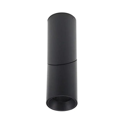 PORTAFARETTO A MONTAGGIO SUPERFICIALE GU10 NERO