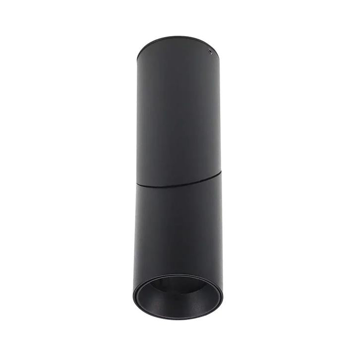 PORTAFARETTO A MONTAGGIO SUPERFICIALE GU10 NERO