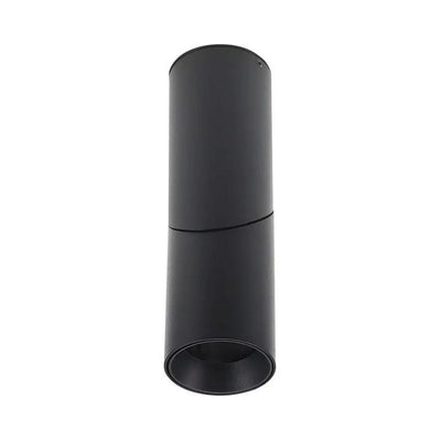 PORTAFARETTO A MONTAGGIO SUPERFICIALE GU10 NERO