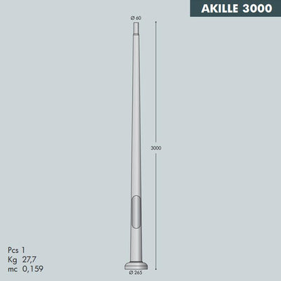 AKILLE 3MT CON PORTA NERO