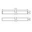 PLAFONIERA LED LINEARE AL 23W-830-MAT-W-NT - KANLUX