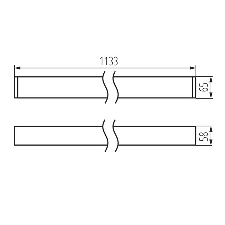 PLAFONIERA LED LINEARE AL 23W-830-MAT-W-NT - KANLUX