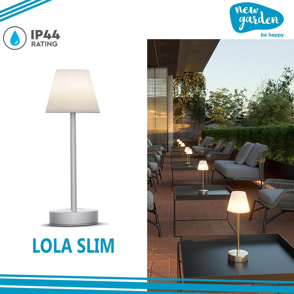 LOLA SLIM 30 2W SPACE GREY 40000K RICARICABILE USB IP44