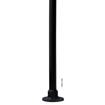 PALO FEBO 1500 NERO 1,5MT IN RESINA FUMAGALLI
