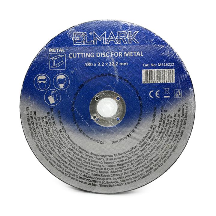 DISCO DA TAGLIO PER METALLO 180X3.2X22.2MM