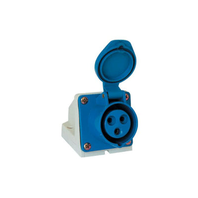 PRESA INDUSTRIALE FISSA HT-123 32A IP44 1P+N+T 230V