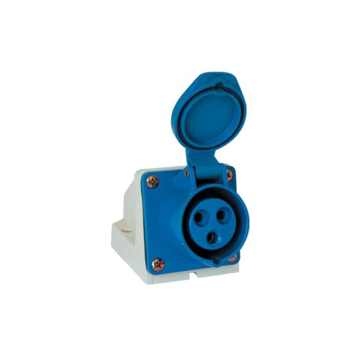 PRESA INDUSTRIALE FISSA HT-123 32A IP44 1P+N+T 230V