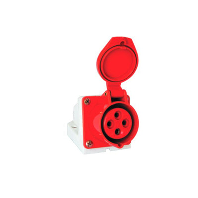 PRESA INDUSTRIALE FISSA HT-124 32A IP44 3P+E 400V