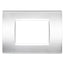 PLACCA 1003-9 3P SILVER/LGT TECNOPOLIMERO T1