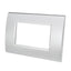 PLACCA 1003-9 3P SILVER/LGT TECNOPOLIMERO T1