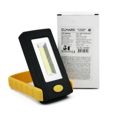 LAMPADA LAVORO CON BASE ROTANTE 3W COB YELLOW PLUG