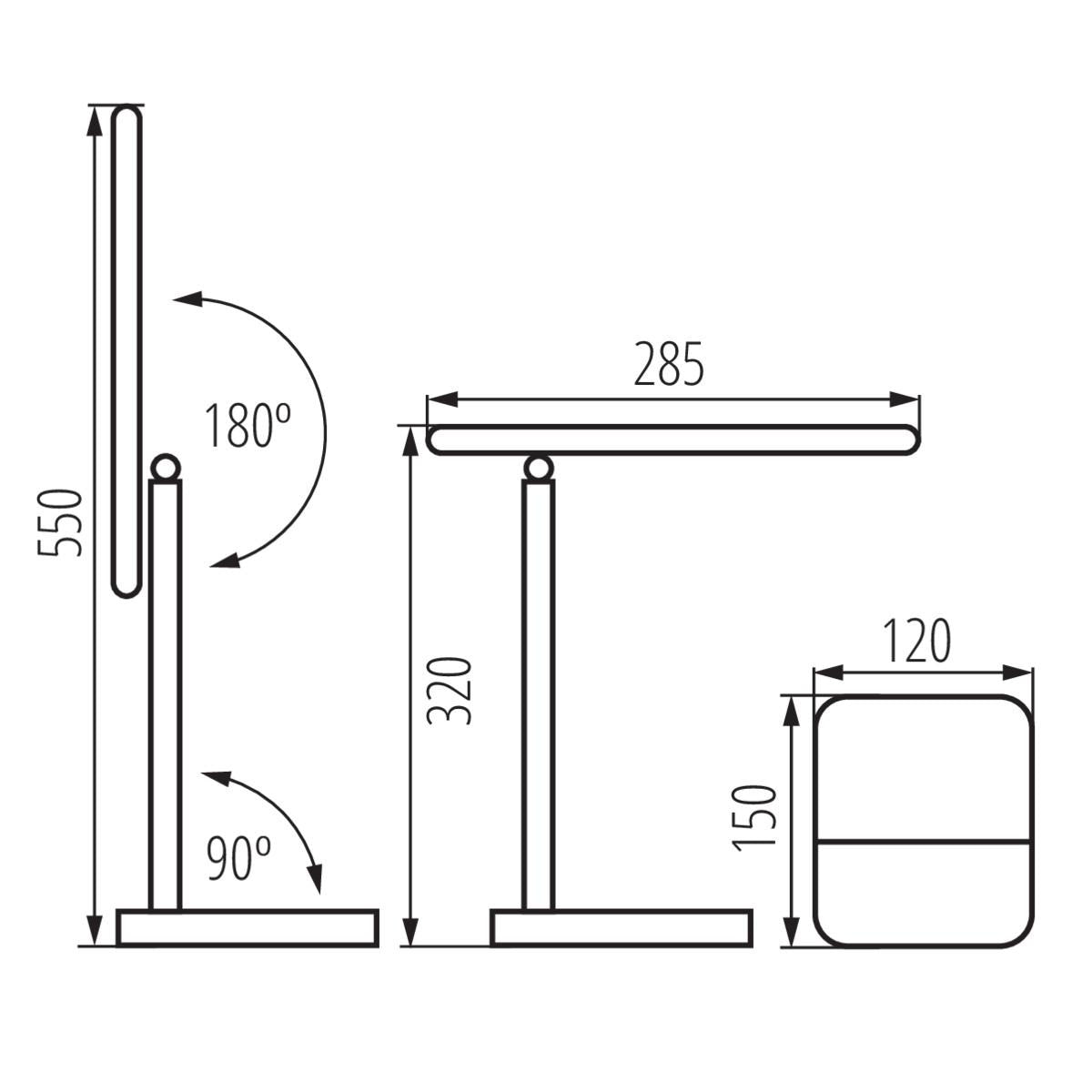 LAMPADA DA SCRIVANIA LED EMIRES LED B - KANLUX