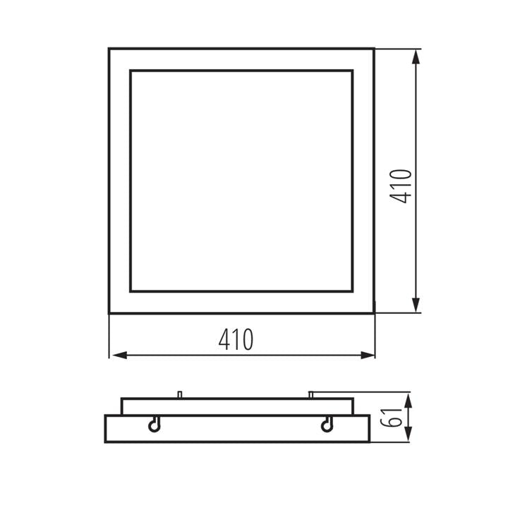 PLAFONIERA LED TYBIA LED 38W-NW B - KANLUX