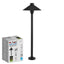 7W LED LAMPADA DA GIARDINO PALO/PICHETTO CORPO NERO IP65 4000K
