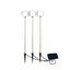 X3 BRUNA 80 BRASS COLOUR SOLAR & RECHARGEABLE BATTERY