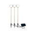 X3 BRUNA 80 BRASS COLOUR SOLAR & RECHARGEABLE BATTERY