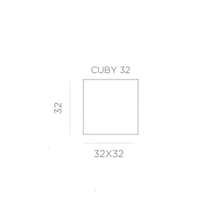 CUBY 32 OUTDOOR WHITE LIGHT INDOOR & OUTDOOR USE