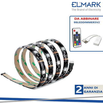 LED STRIP 5050 RGB BOBINA DA 3MT PER CONTROLLER USB
