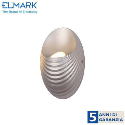 SHELL LED WALL LAMP 5W 4000K SILVER