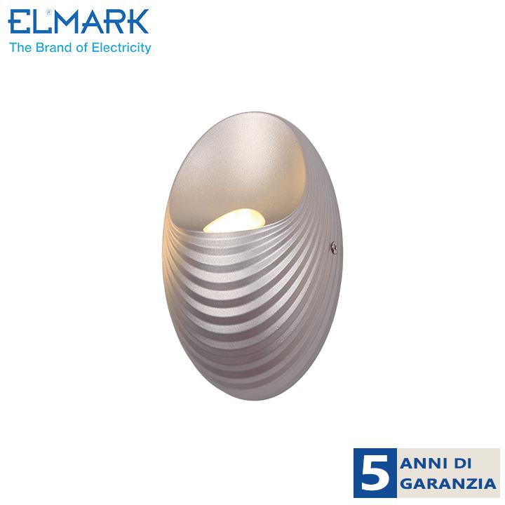 SHELL LED WALL LAMP 5W 4000K SILVER