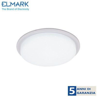 GLOSS APPLIQUE 24W 6500K D.22  ALUMINIUM