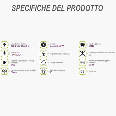WESPA GU10 SILVER PENDENTE 80CM