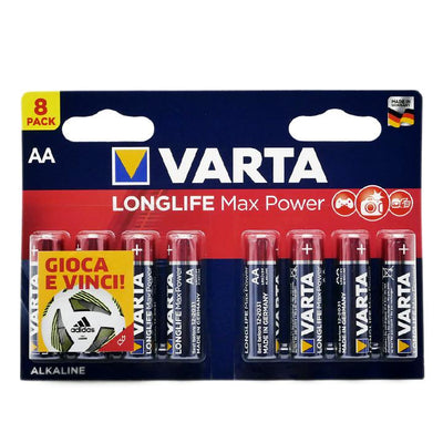 LONGLIFE MAX POWER BLISTER 8PZ STILO AA 1,5V