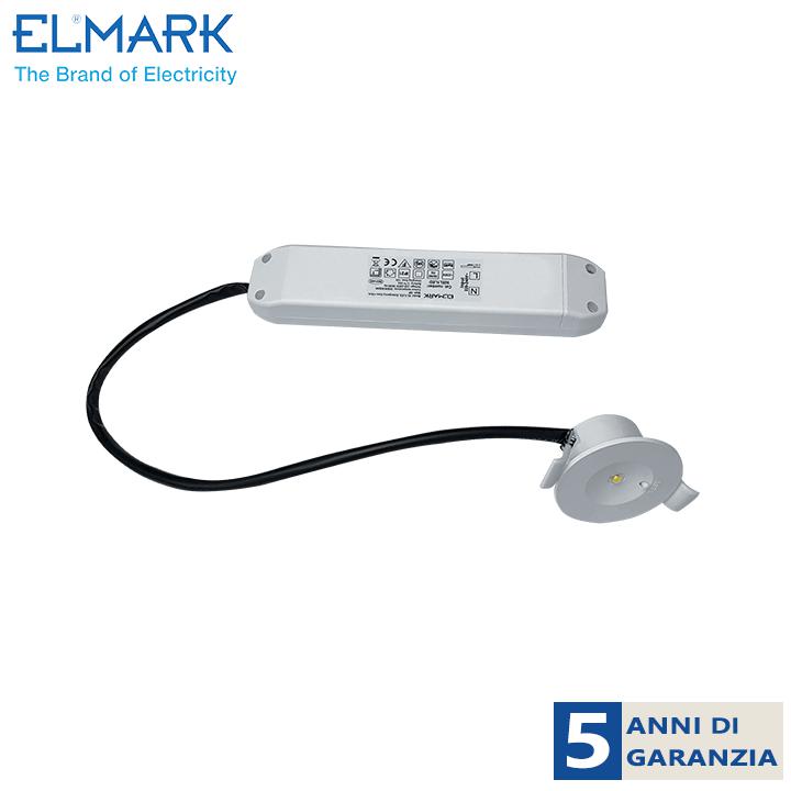 LED DOWNLIGHT 3W 6000K 230V D80 WITH EMERGENCY