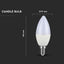 LED LAMPADINA SAMSUNG CHIP 5.5W E14 PLASTICA DIMMERABILE CANDELA 4000K
