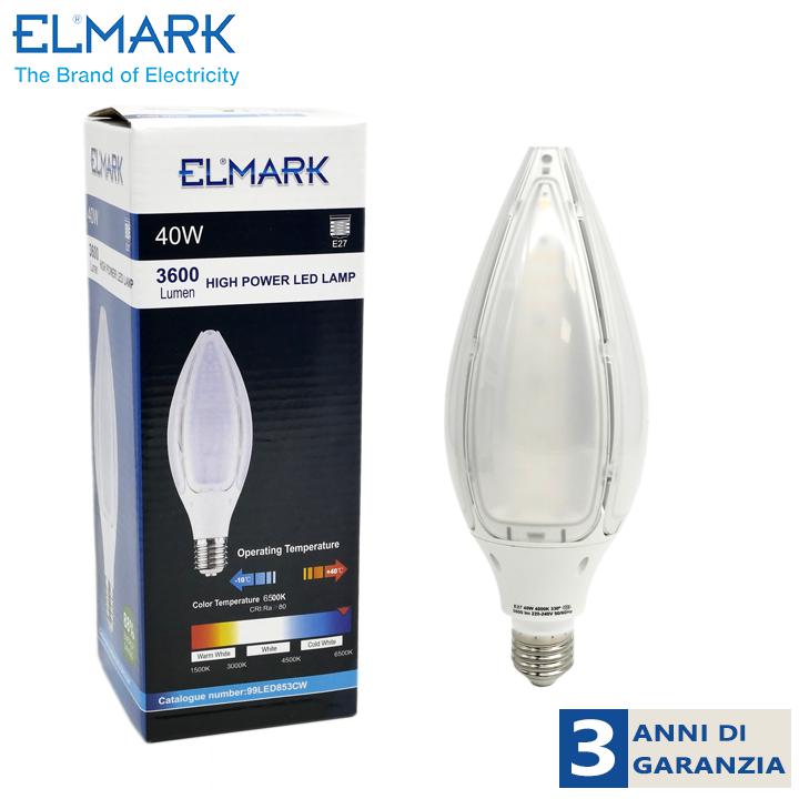 LAMPADA LED ALTA POTENZA 40W 6500K E27