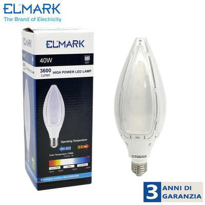 LAMPADA LED ALTA POTENZA 40W 6500K E27