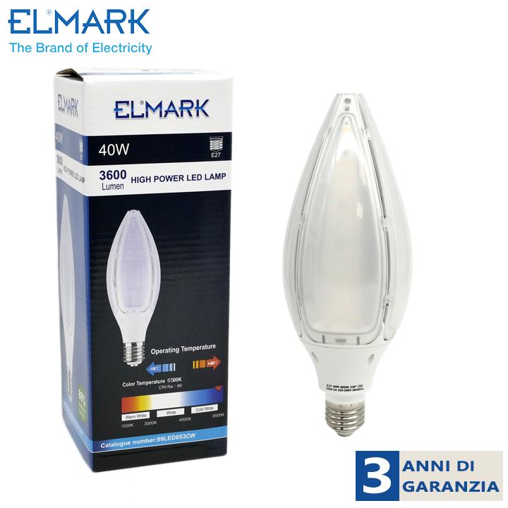 LAMPADA LED ALTA POTENZA 40W 6500K E27