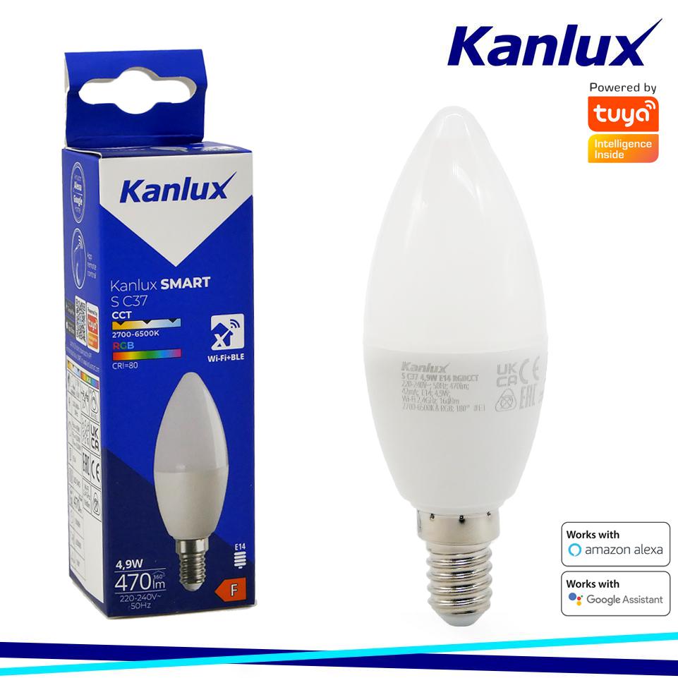 LAMPADINA LED S C37 4,9W E14 RGBCCT - KANLUX