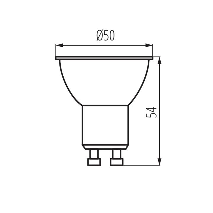 LAMPADINA LED S GU10 4,7W RGBCCT - KANLUX