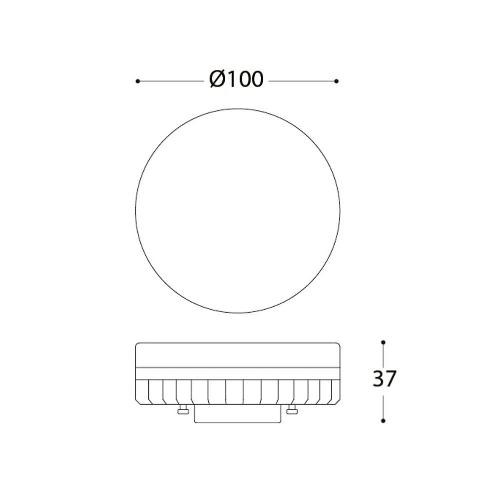 LAMPADINA GX53 10W CCT (3000-4000-6400K) 1200LUMEN
