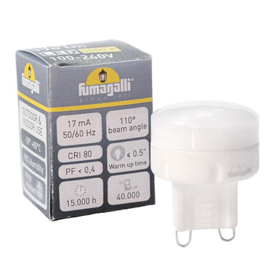 LAMPADINA G9 1,7W 3000K 170LUMEN