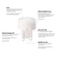 LAMPADINA G9 1,7W 3000K 170LUMEN