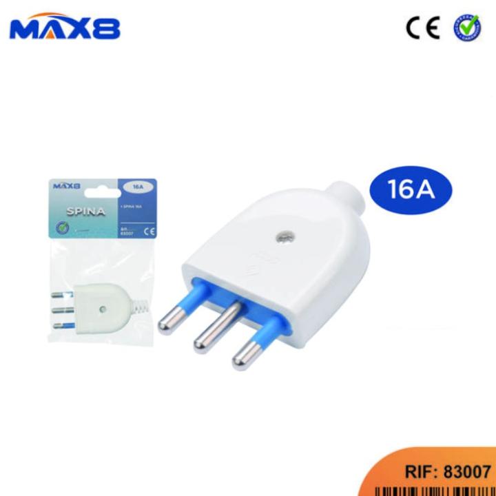 SPINA 16A 2P+T BIANCA